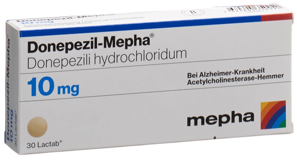 DONEPEZIL Mepha 10 mg, image principale