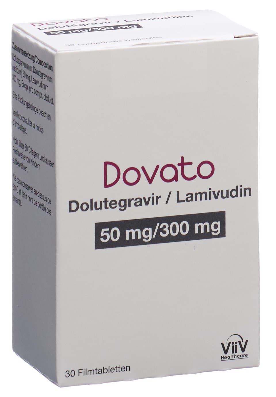 DOVATO Filmtabl 50/300 mg Ds 30 Stk, Hauptbild