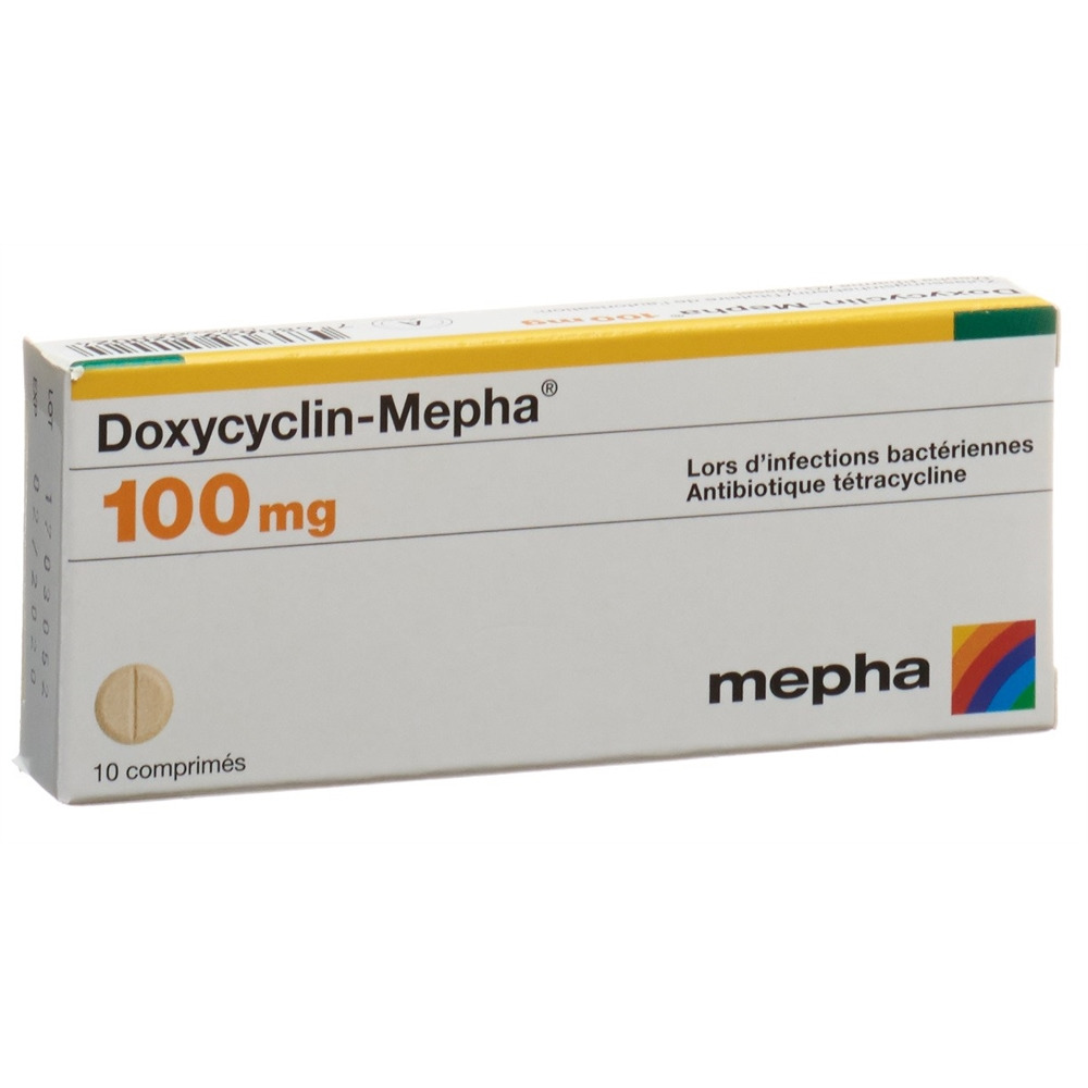 DOXYCYCLINE Mepha 100 mg, image 2 sur 2