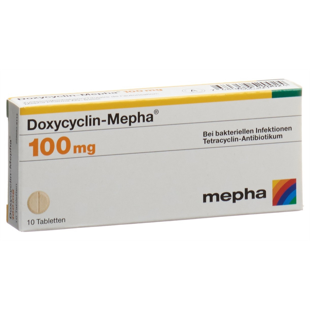 DOXYCYCLINE Mepha 100 mg, image principale