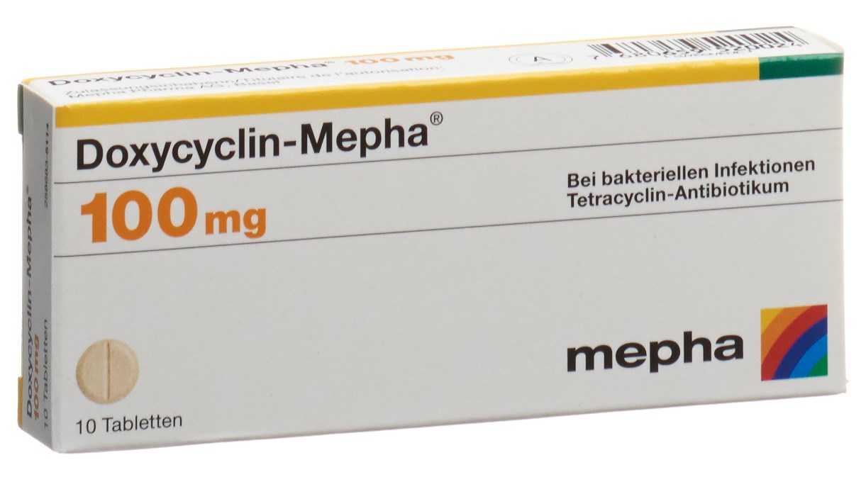 DOXYCYCLINE Mepha 100 mg, image principale