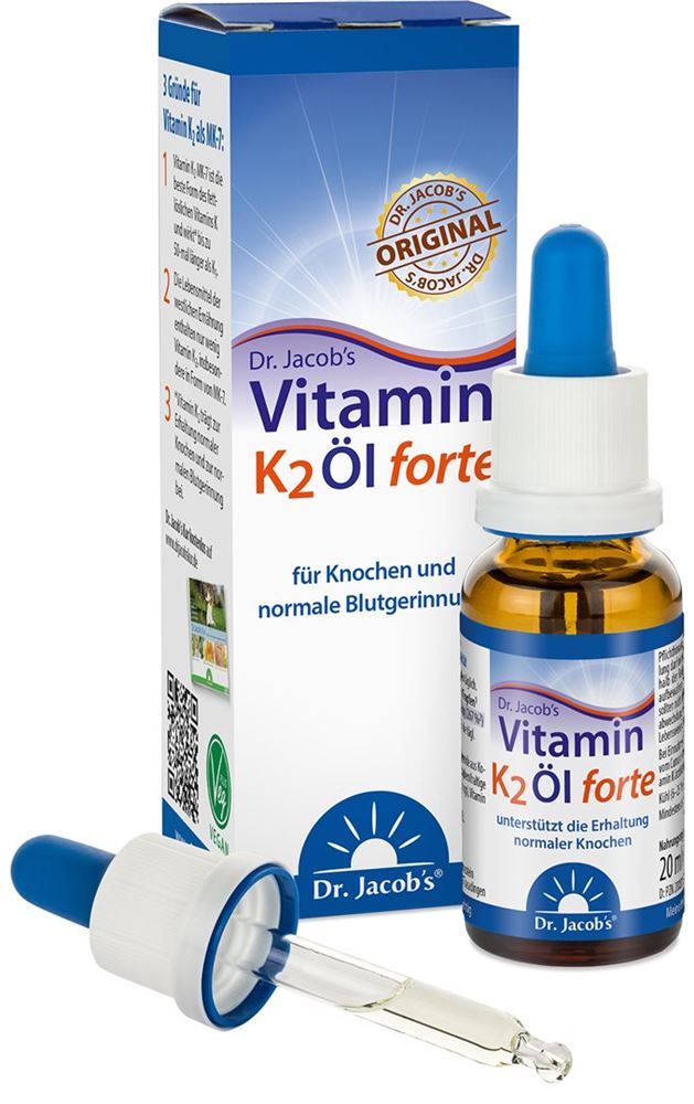 DR. JACOB'S Vitamin K2 Öl forte 50 mcg