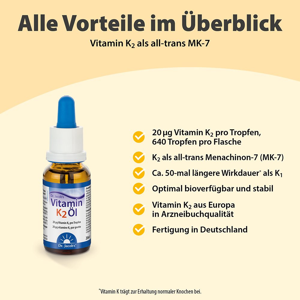 DR. JACOB'S Vitamin K2 Öl Tropfen, Bild 3 von 3