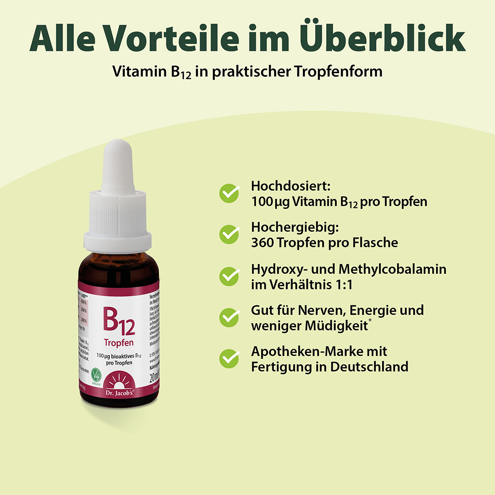 DR. JACOB'S vitamine B12 100 mcg, image 3 sur 5