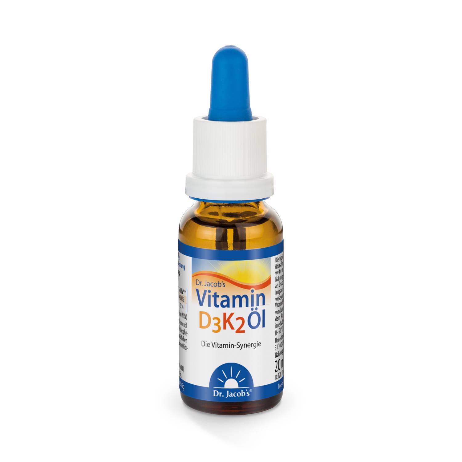 DR. JACOB'S vitamine D3 K2 huile gouttes 800 IE, image principale