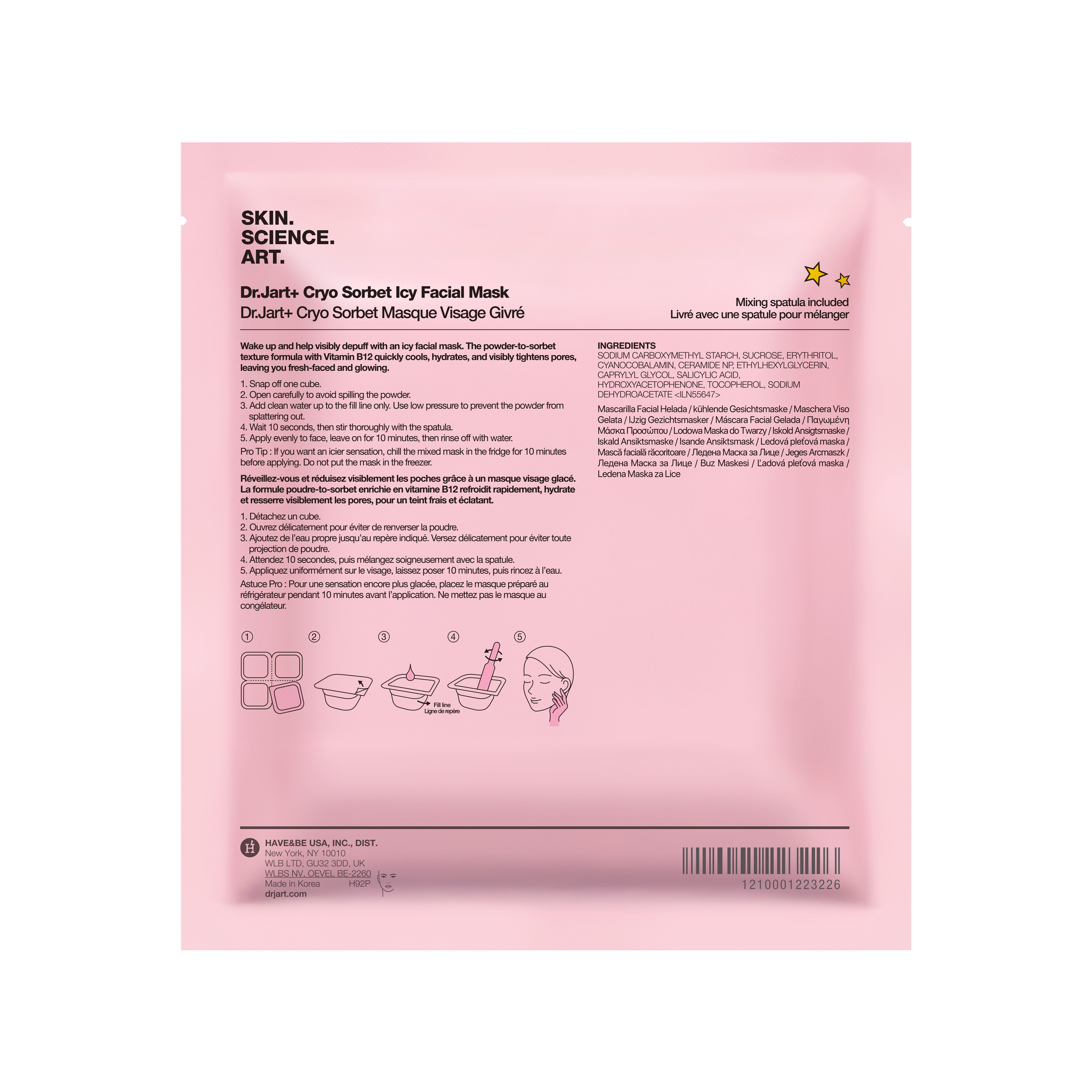 DR.JART Cryo Sorbet Icy Facial Mask, Bild 2 von 5