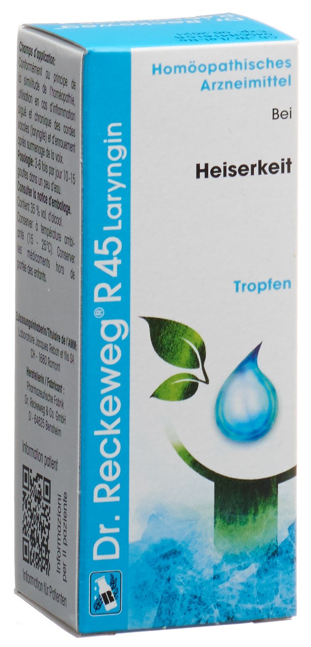 Dr. Reckeweg R45 Laryngin, Hauptbild