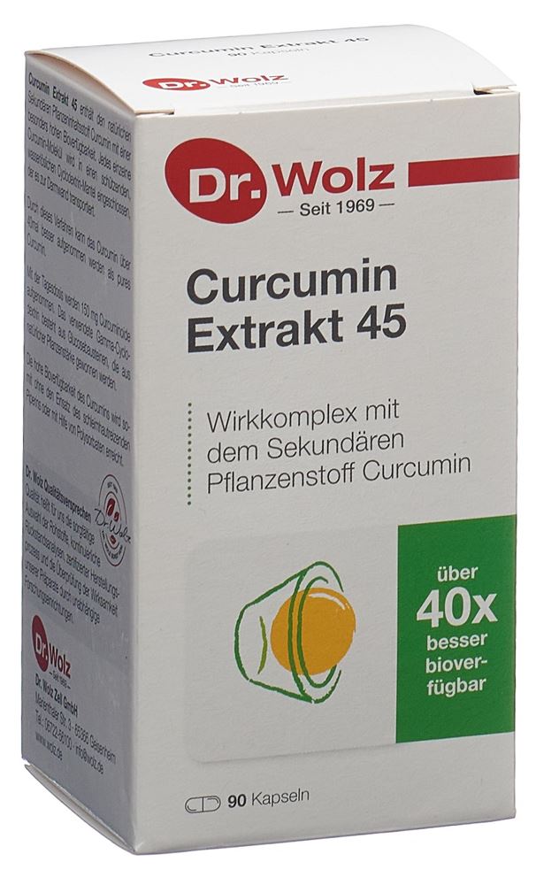 DR. WOLZ Extrait de curcumine 45, image principale