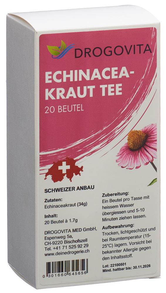 DROGOVITA Echinacea Tee, Hauptbild