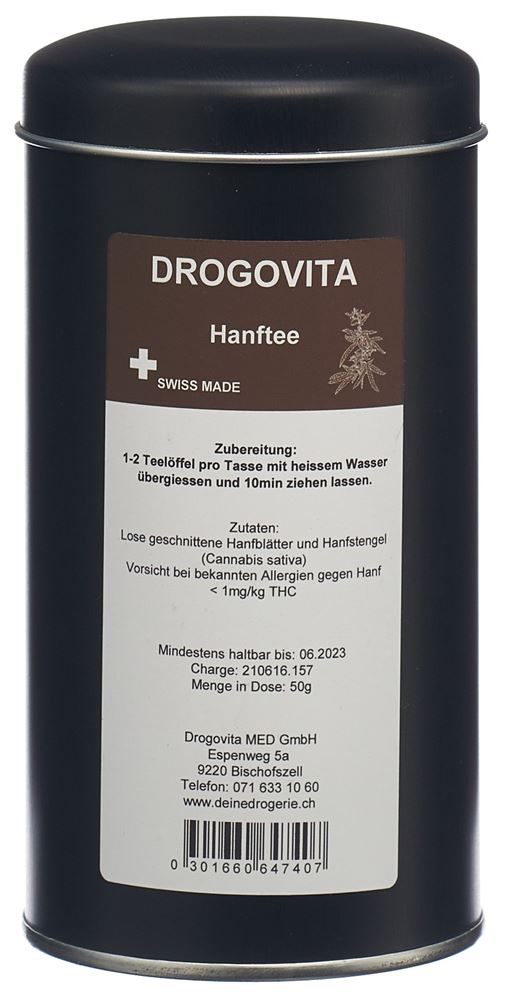 DROGOVITA Hanftee, Hauptbild