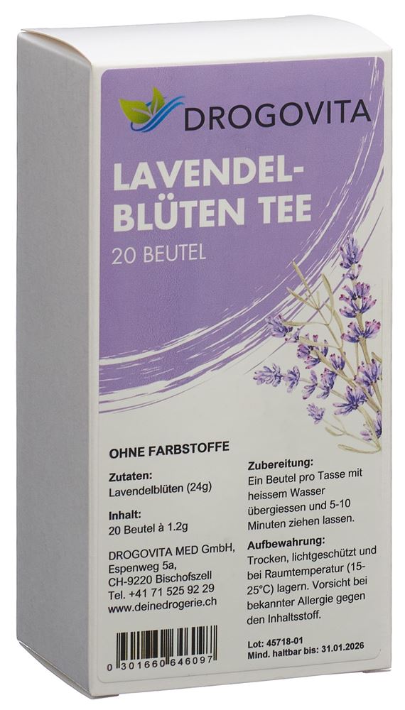 DROGOVITA Lavendel Tee, Hauptbild