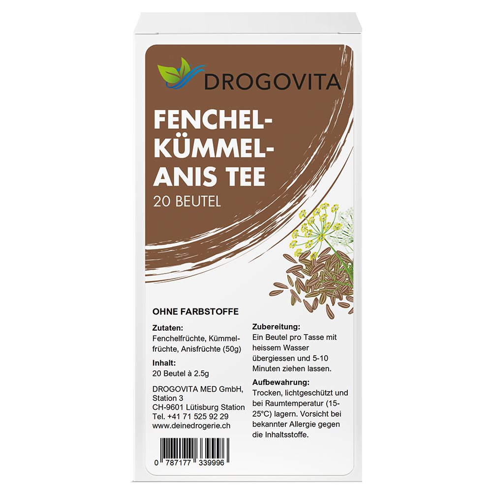 DROGOVITA tisane fenouil-cumin-anis