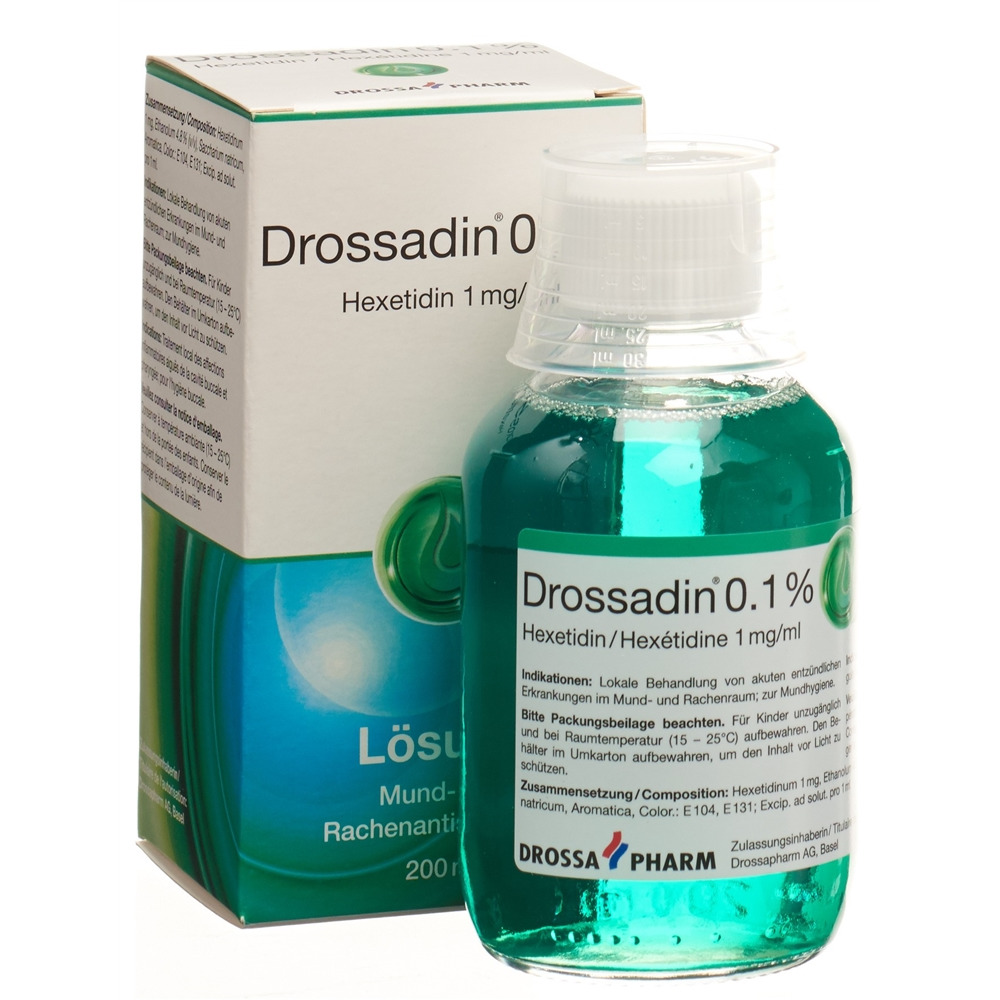 DROSSADIN Lös 0.1 % Fl 200 ml, Hauptbild