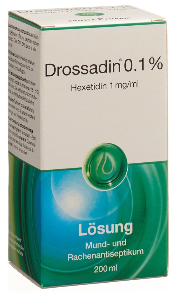 DROSSADIN Lös 0.1 % Fl 200 ml, Hauptbild