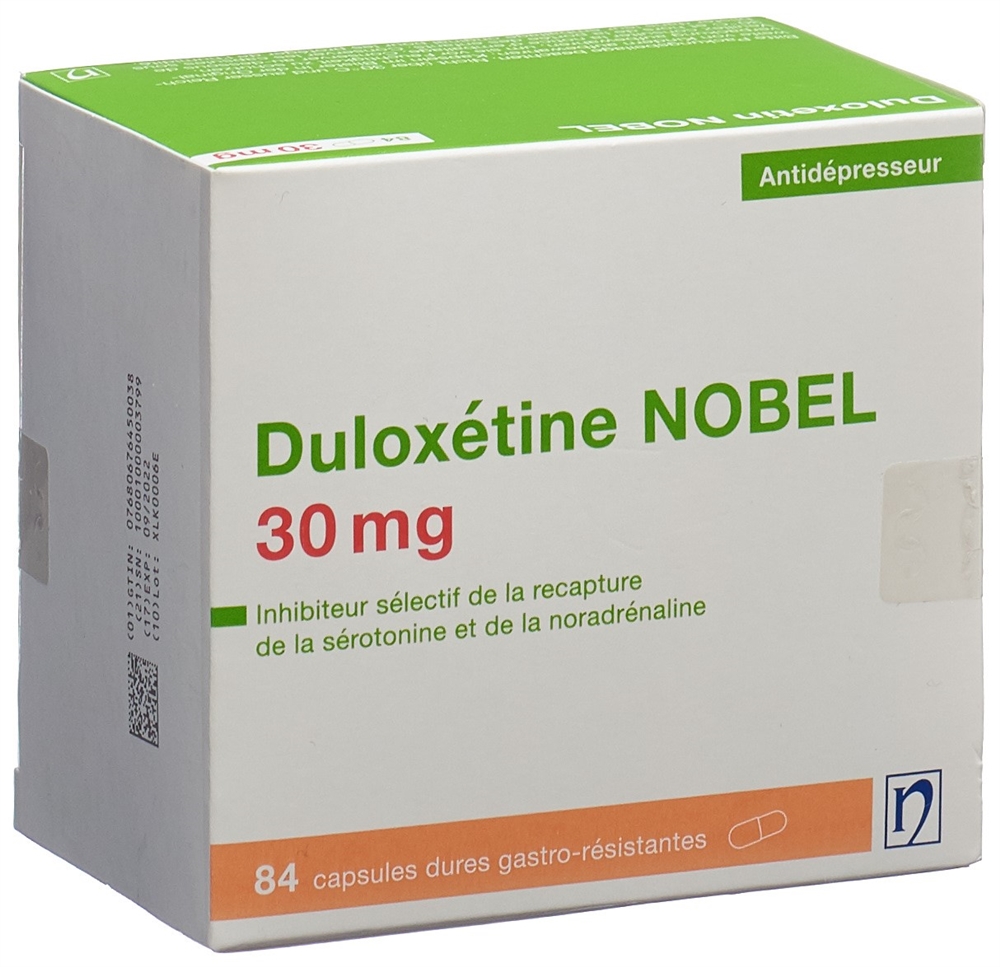 DULOXETINE NOBEL 30 mg, image 2 sur 2