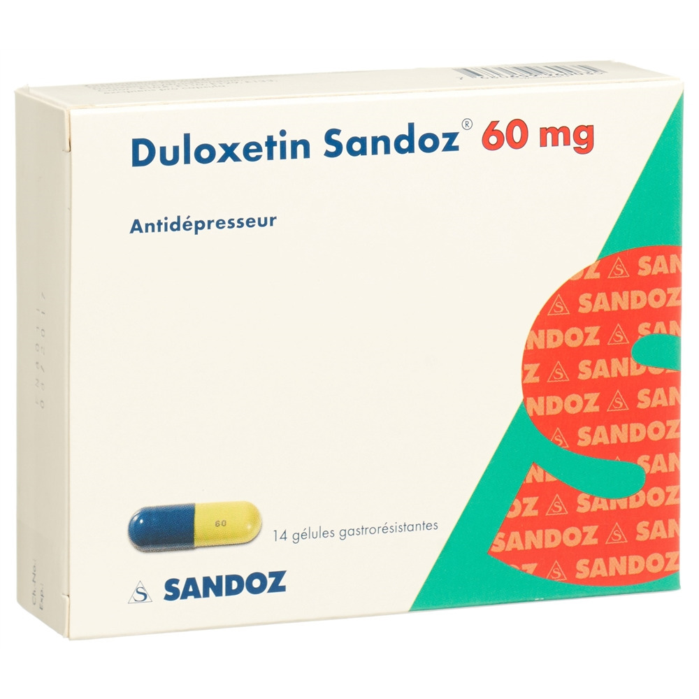 DULOXETINE Sandoz 60 mg, image 2 sur 2