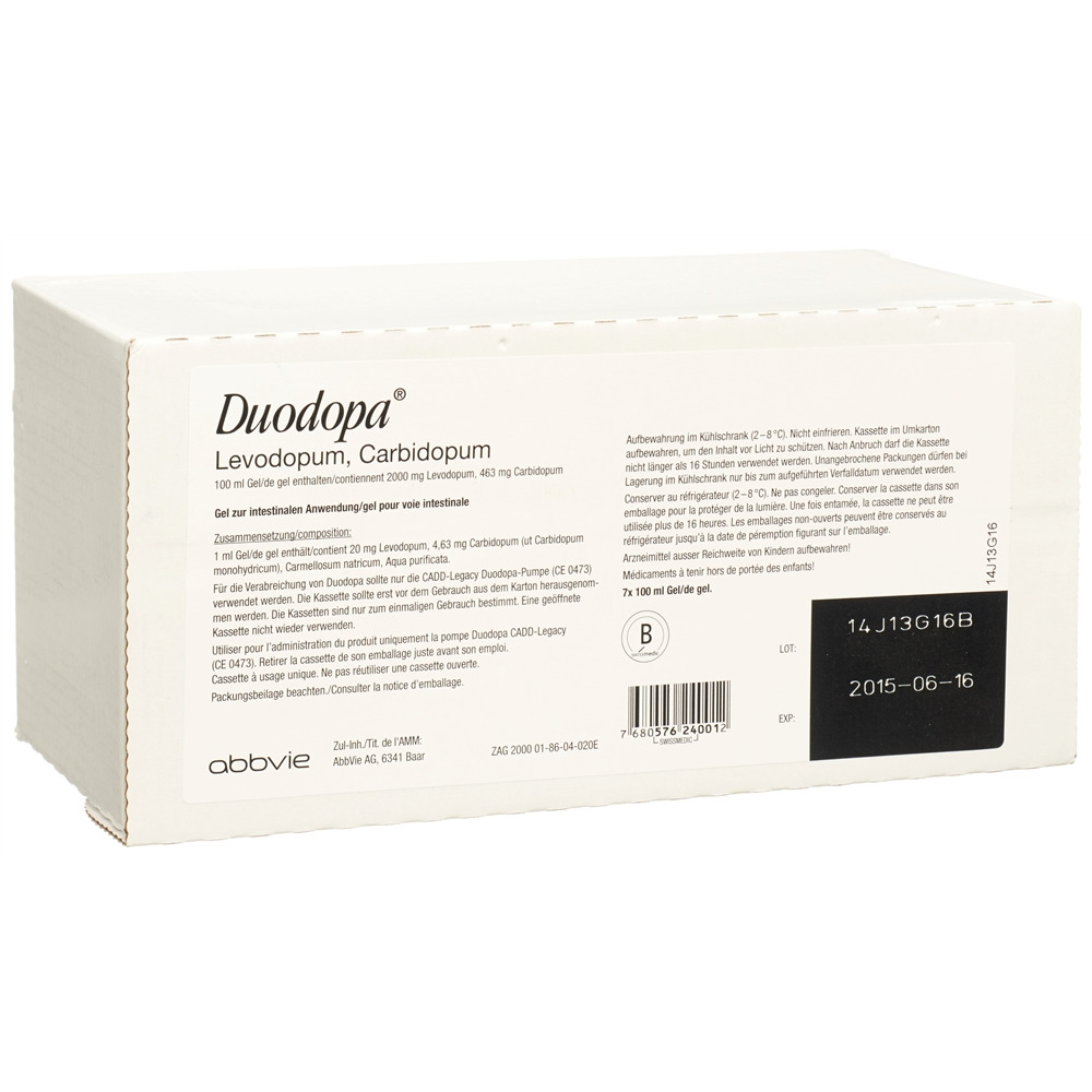 Duodopa Gel Btl 100 ml, Hauptbild