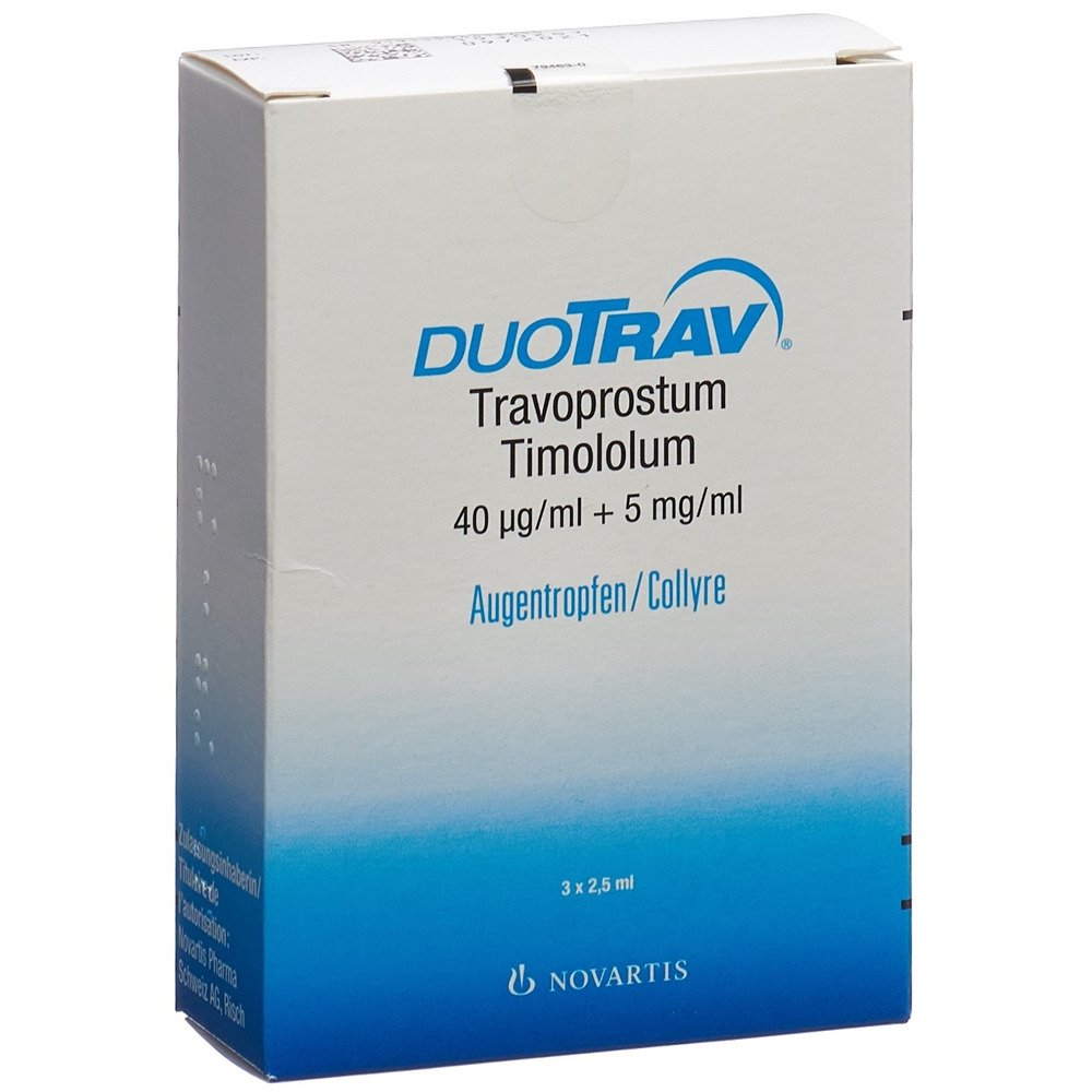 DUOTRAV Gtt Opht Fl 2.5 ml, Hauptbild