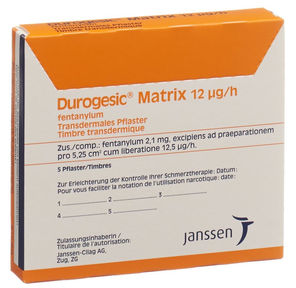 DUROGESIC TTS 12 mcg/h Btl 5 Stk, Hauptbild