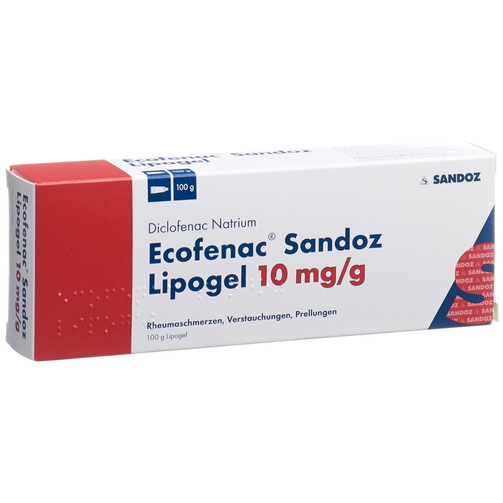 ECOFENAC Sandoz 10 mg/g, Hauptbild