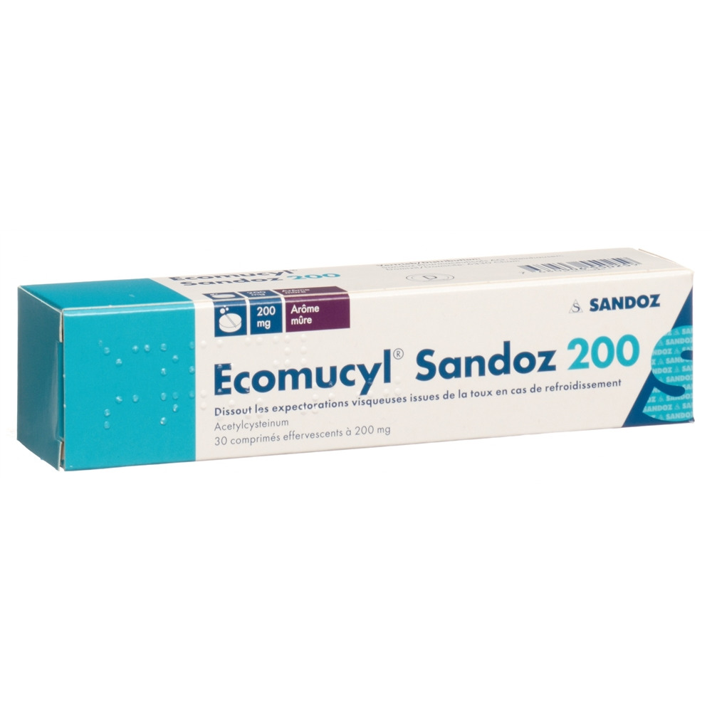 ECOMUCYL Sandoz 200 mg, Bild 2 von 4