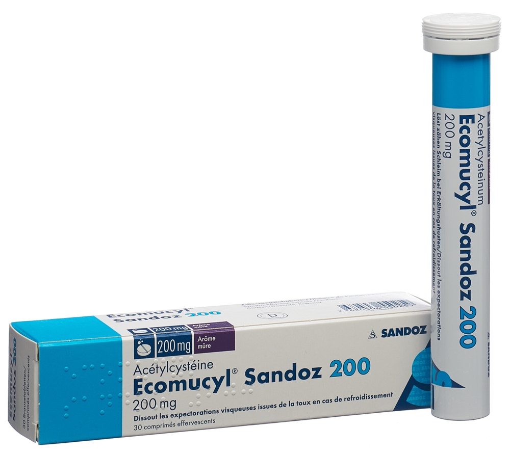 ECOMUCYL Sandoz 200 mg, Bild 3 von 4