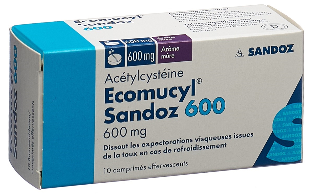 ECOMUCYL Sandoz 600 mg, Bild 4 von 4