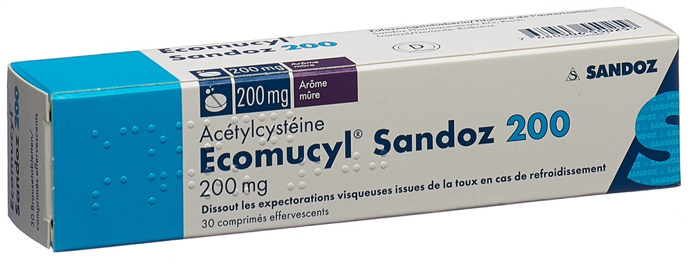 ECOMUCYL Sandoz 200 mg, image 4 sur 4