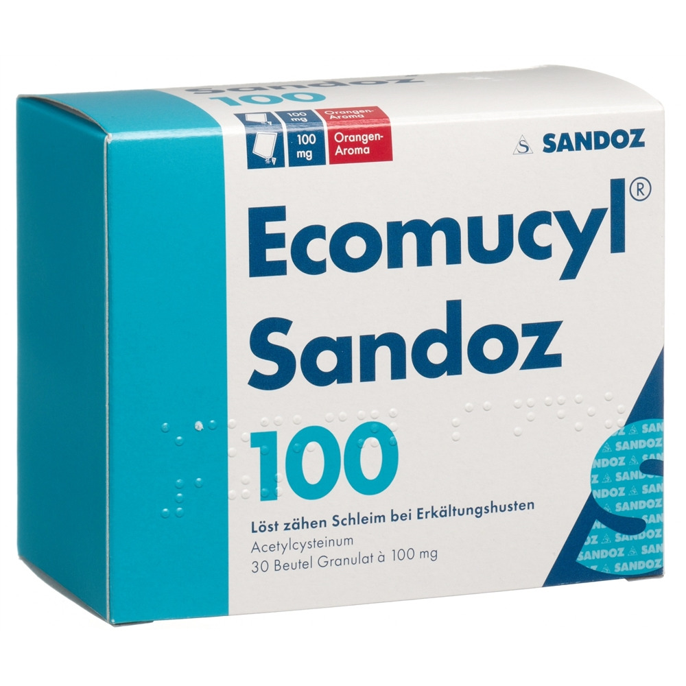 ECOMUCYL Sandoz 100 mg