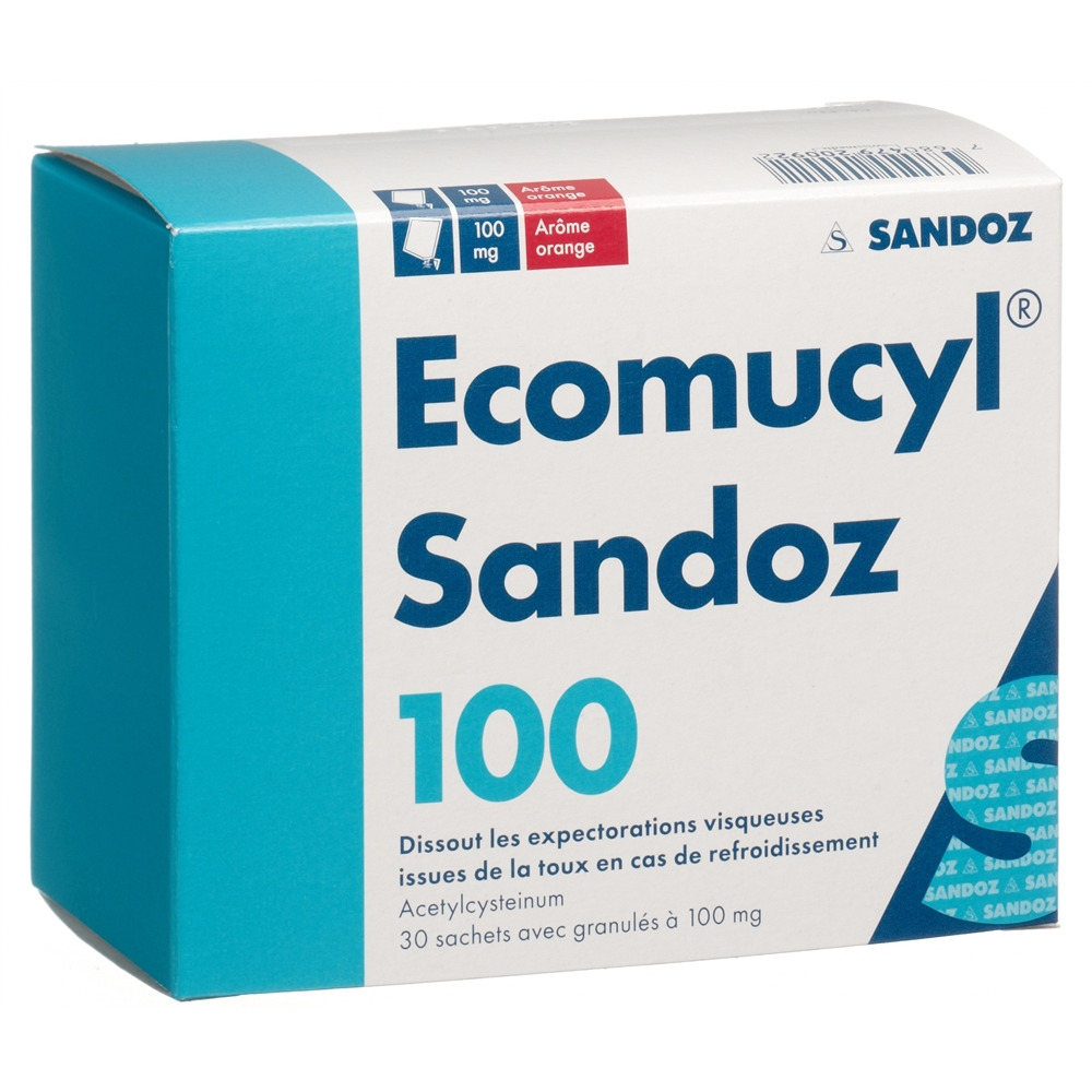 ECOMUCYL Sandoz 100 mg, image 2 sur 4