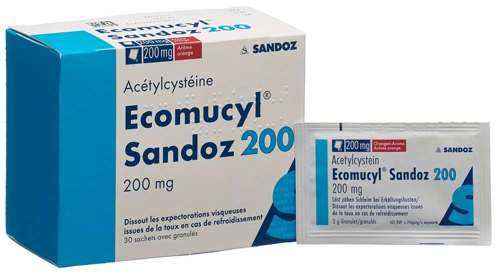 ECOMUCYL Sandoz 200 mg, Bild 3 von 4