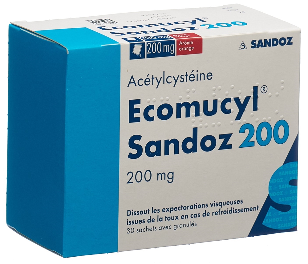 ECOMUCYL Sandoz 200 mg, Bild 4 von 4