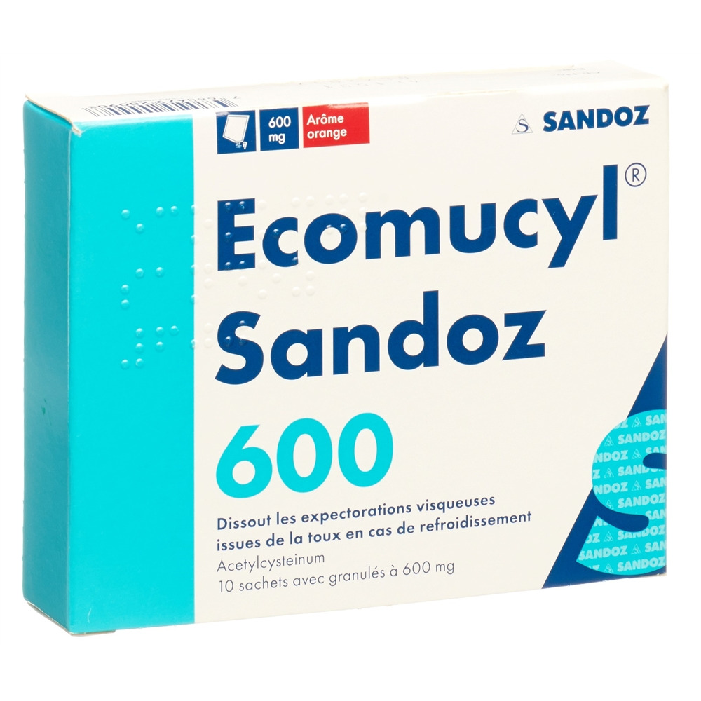 ECOMUCYL Sandoz 600 mg, image 2 sur 4