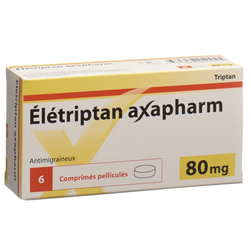 ELETRIPTAN Axapharm 80 mg, image 2 sur 2