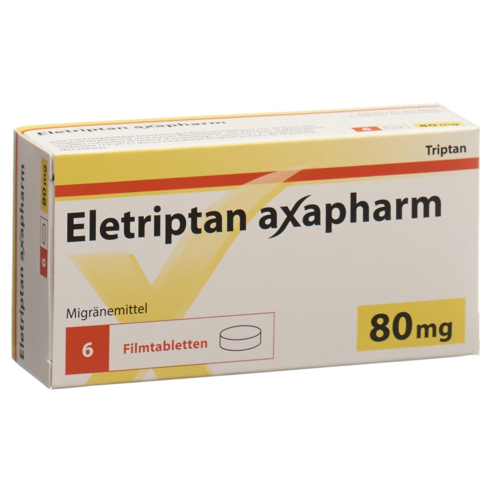 ELETRIPTAN Axapharm 80 mg, image principale