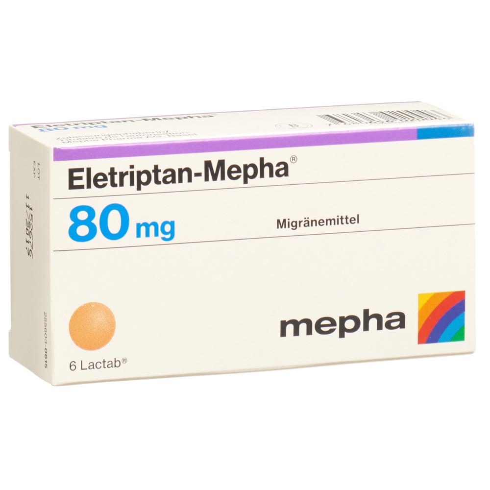 ELETRIPTAN Mepha 80 mg, image principale