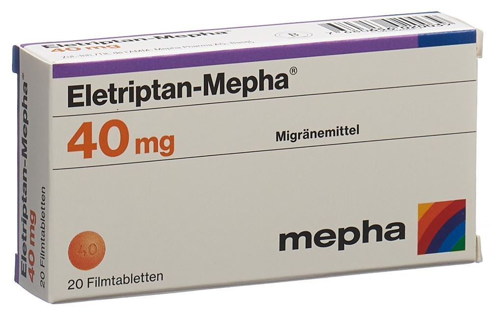 ELETRIPTAN Mepha 40 mg, Hauptbild
