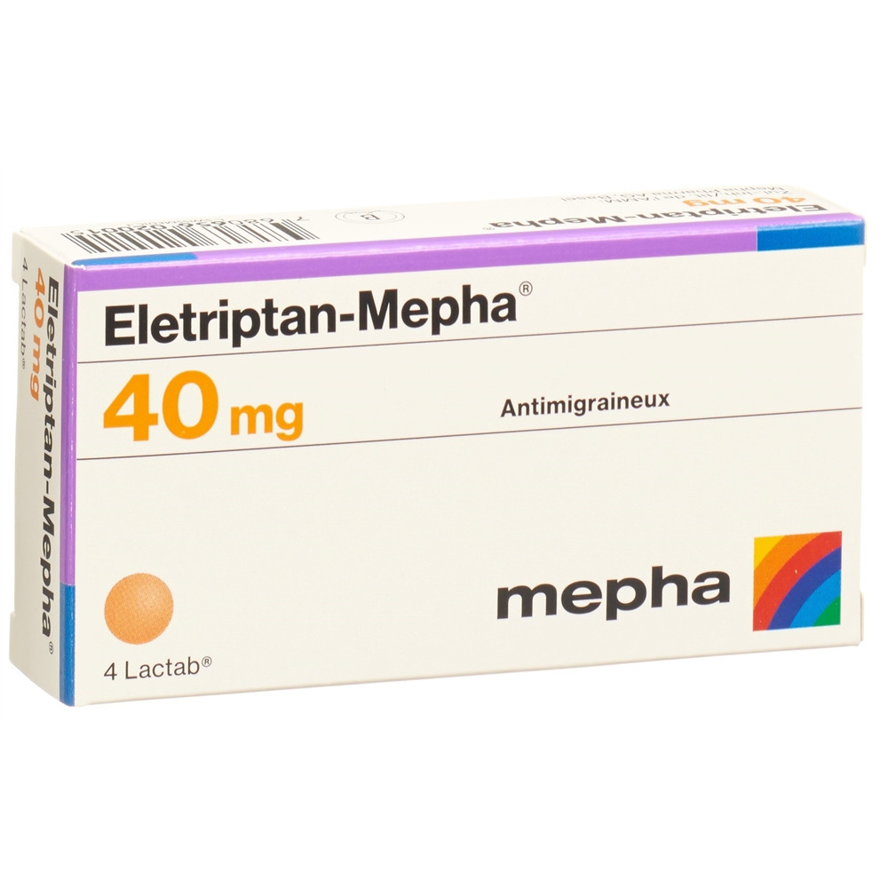 ELETRIPTAN Mepha 40 mg, Bild 2 von 2