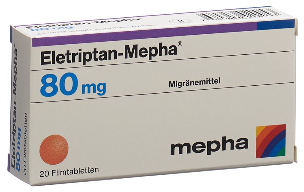 ELETRIPTAN Mepha 80 mg, Hauptbild