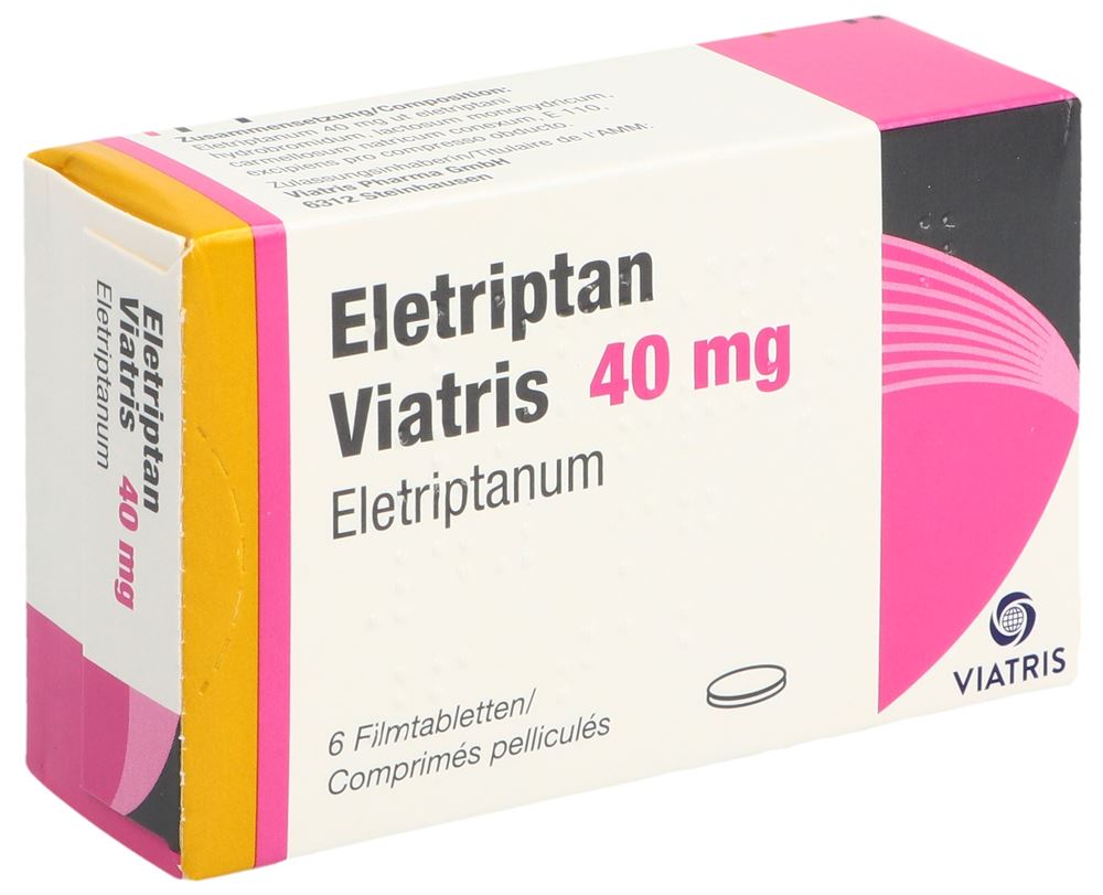 ELETRIPTAN Viatris 40 mg
