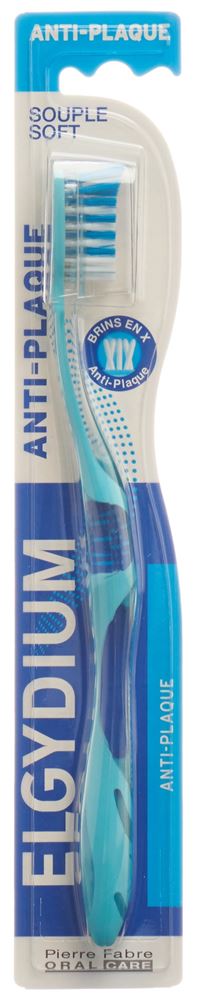 ELGYDIUM Anti-Plaque brosse à dents