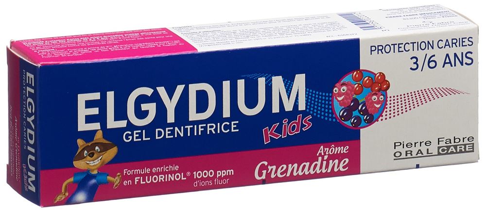 Kids fruits rouges 3-6 ans dentifrice