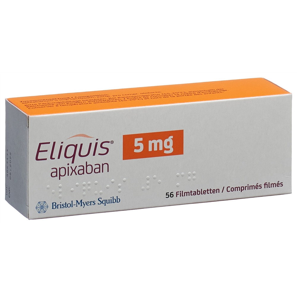 ELIQUIS Filmtabl 5 mg Blist 56 Stk, Hauptbild