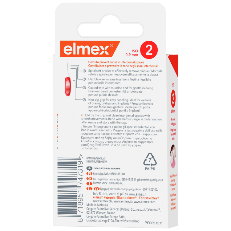 ELMEX brossette interdentaire, image 2 sur 2