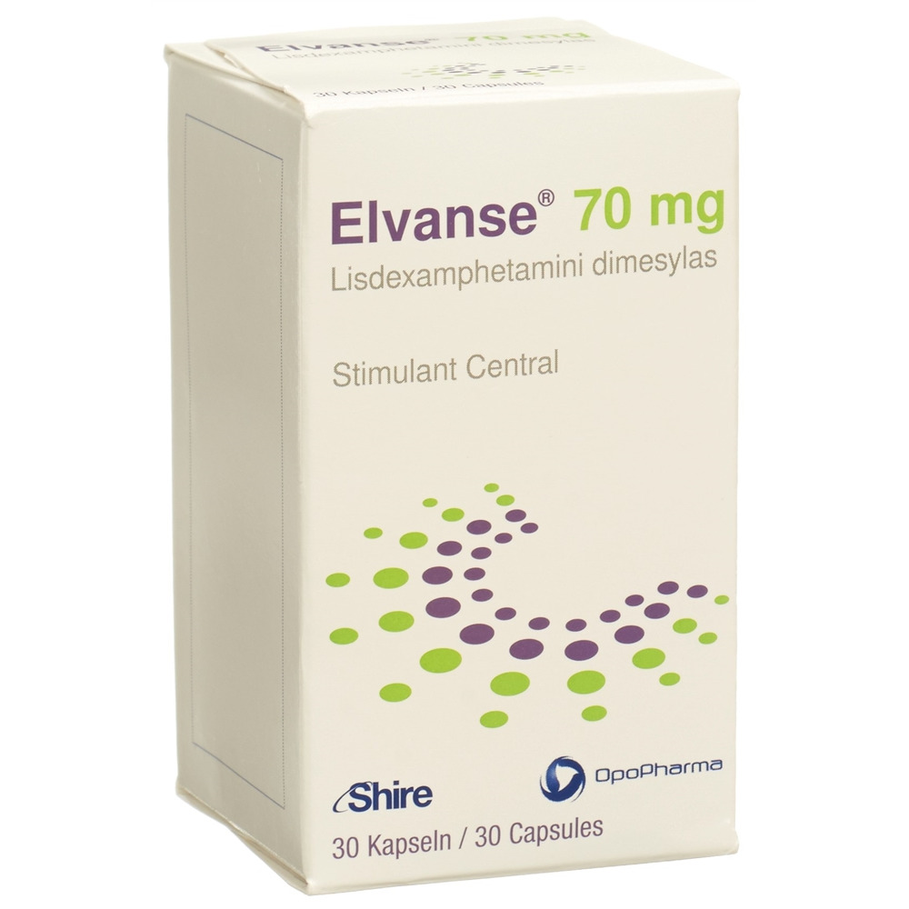 ELVANSE Kaps 70 mg Ds 30 Stk, Bild 2 von 2