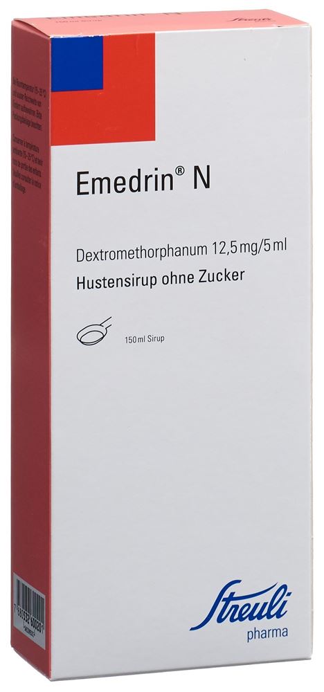 EMEDRIN N Sirup Fl 150 ml, Hauptbild