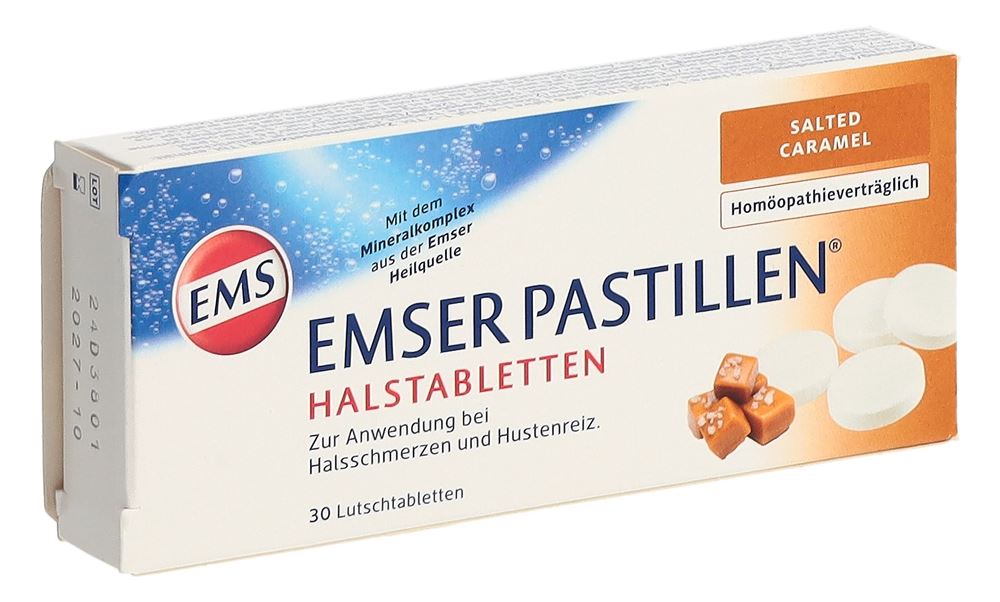 EMSER Pastillen Salted Caramel Blist 30 Stk