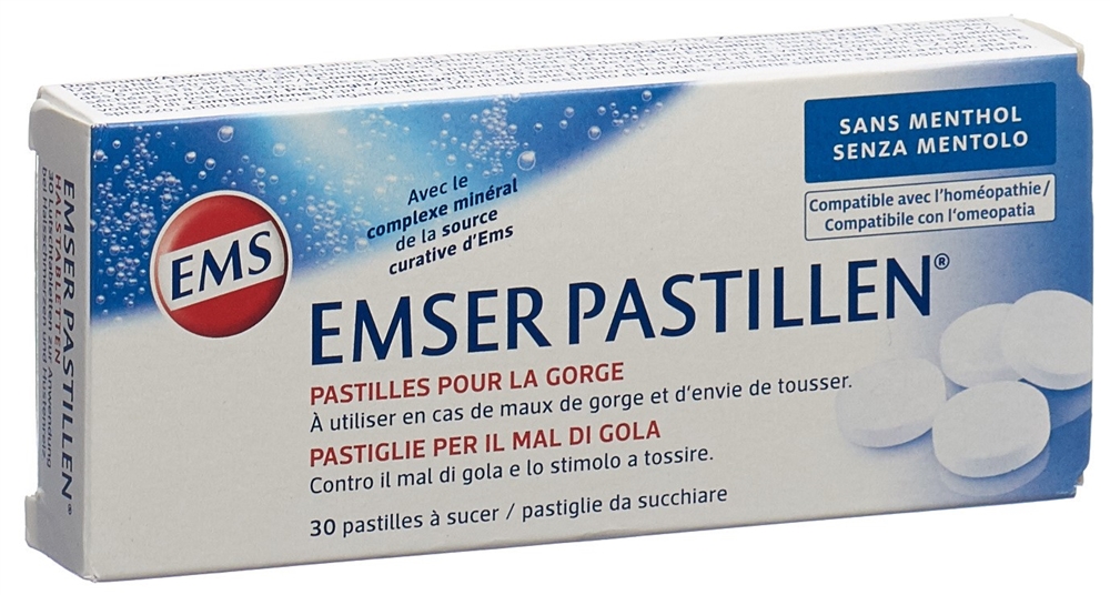 EMSER pastilles sans menthol blist 30 pce, image 2 sur 3