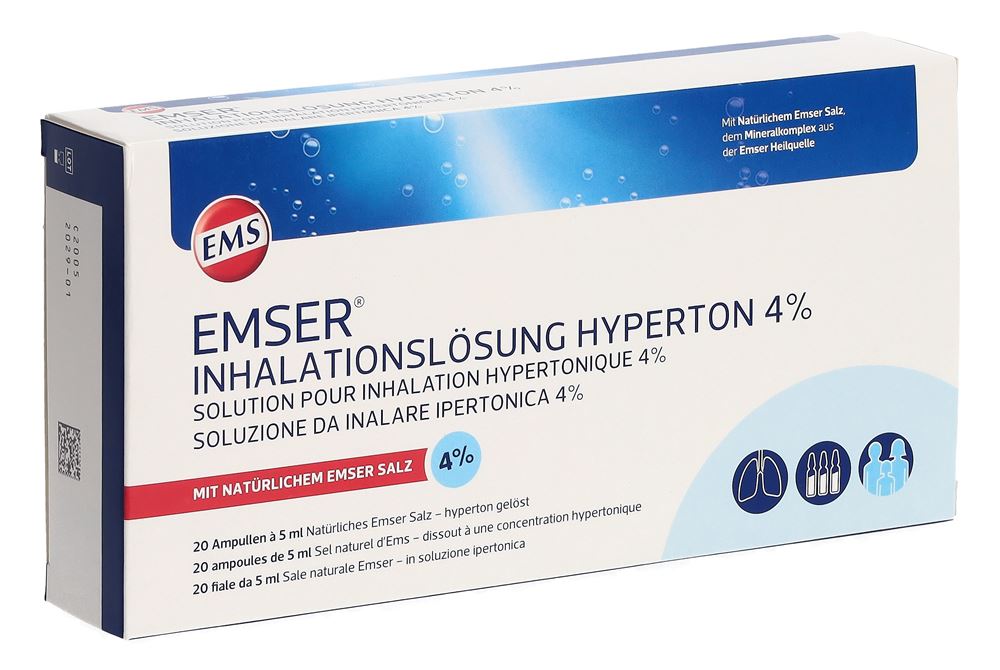 EMSER solution pour inhalation 4 %