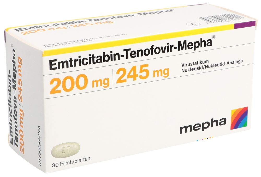 EMTRICITABINE TENOFOVIR Mepha, image principale